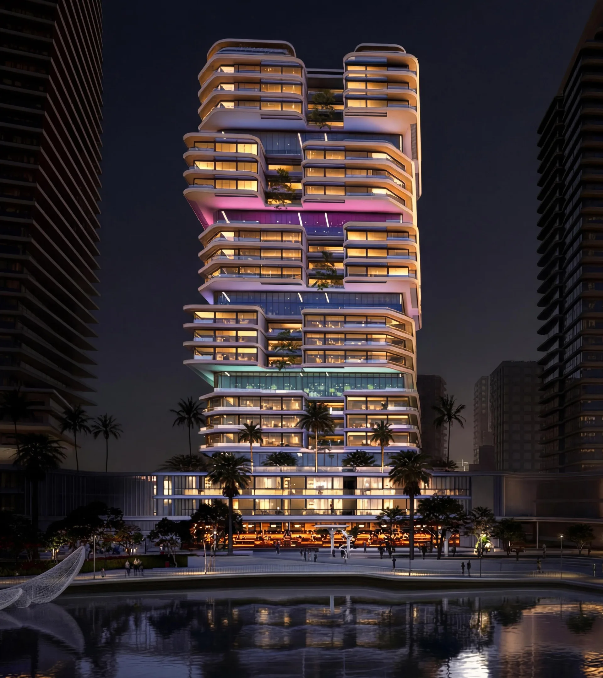 The Artery Residences - Tower exterior close-up