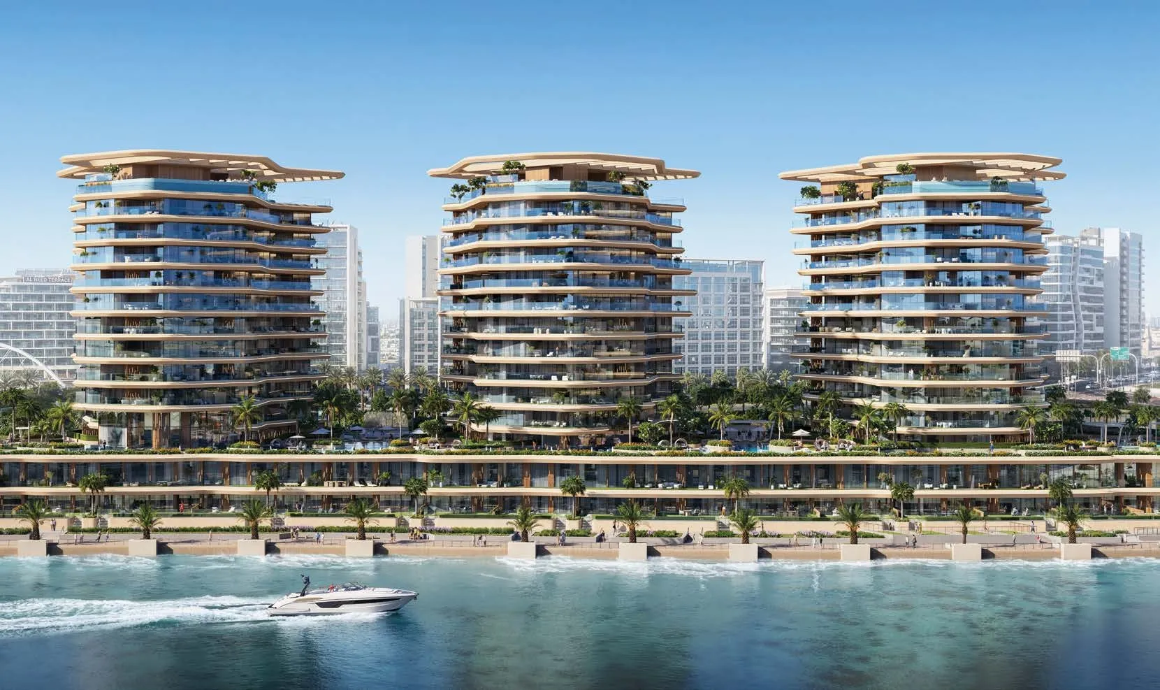 Bab Al Qasr Sea View Residence 51 - Exterior view of luxury residences at Al Raha Beach